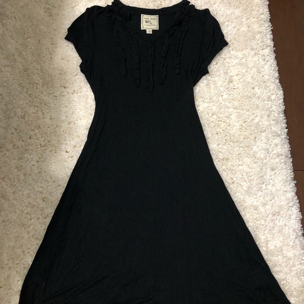 Pink rose dress medium